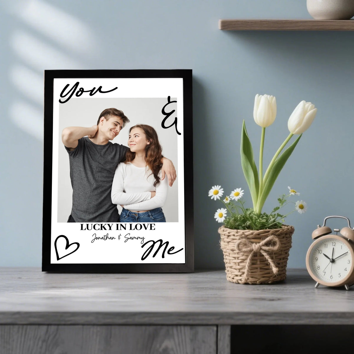 Couple Gift You & Me Forever & Always Gift For Her Gift For Him - Personalized Photo Poster