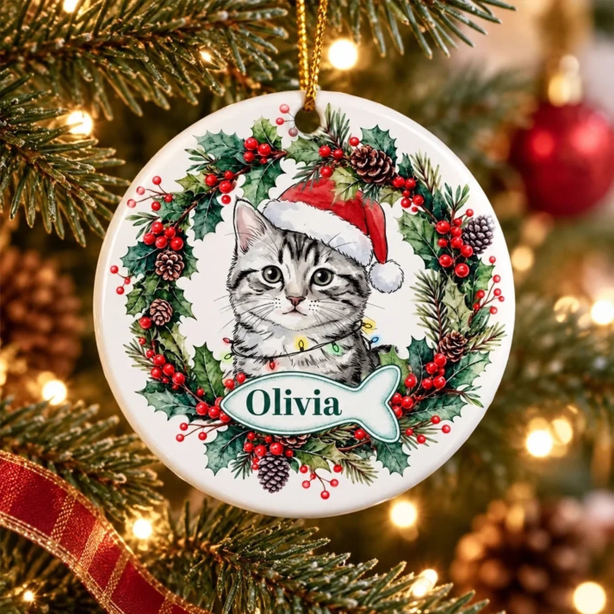 Custom_Pet_Portrait_Christmas_Watercolor_Art_Personalized_Ornament_4