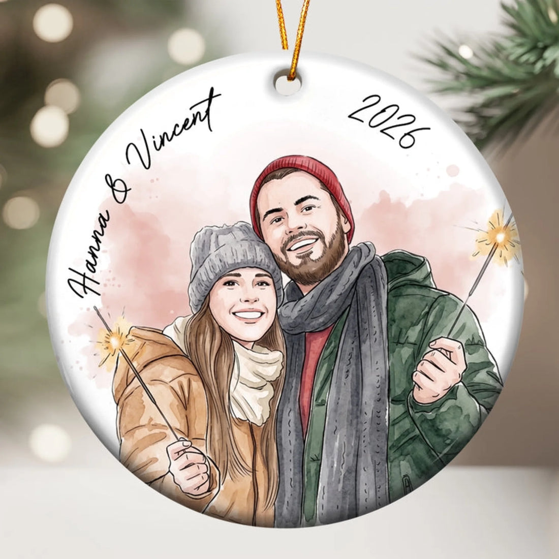 custom-photo-watercolor-art-anniversary-christmas-gifts-for-couple-personalized-ornament-1