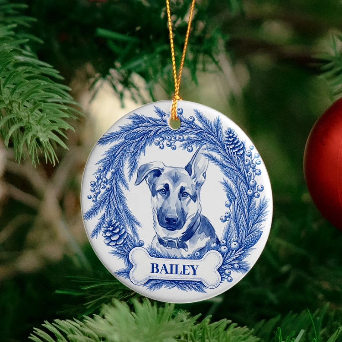 Custom_Photo_Pet_Christmas_Memorial_Dog_Cat_Christmas_Photo_Pet_Portrait_Custom_Name_Gift_Personalized_Ornament_4