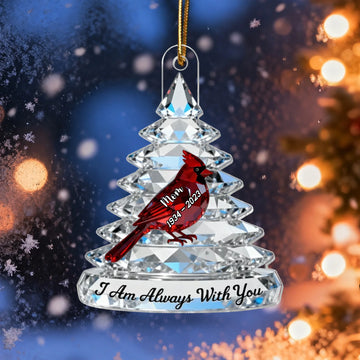 Memorial Tree Cardinals - Personalized Acrylic Ornament