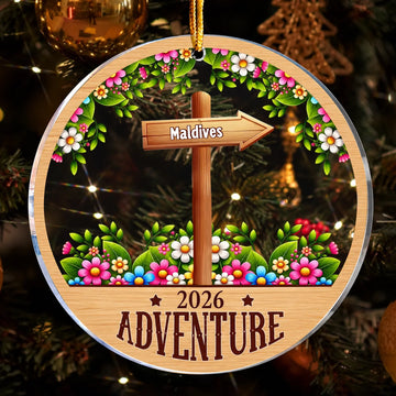 2026 Adventure - Personalized Acrylic Ornament